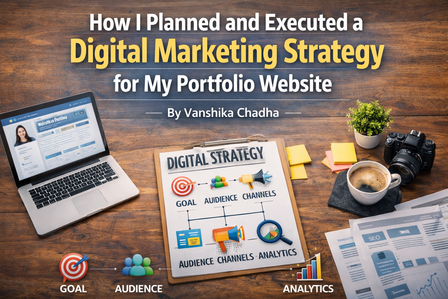 Digital marketing strategy for personal portfolio website